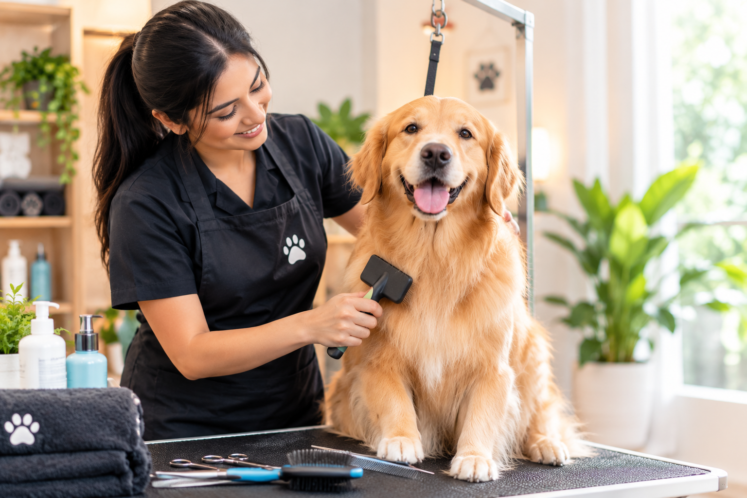 DOG GROOMING AT HOME